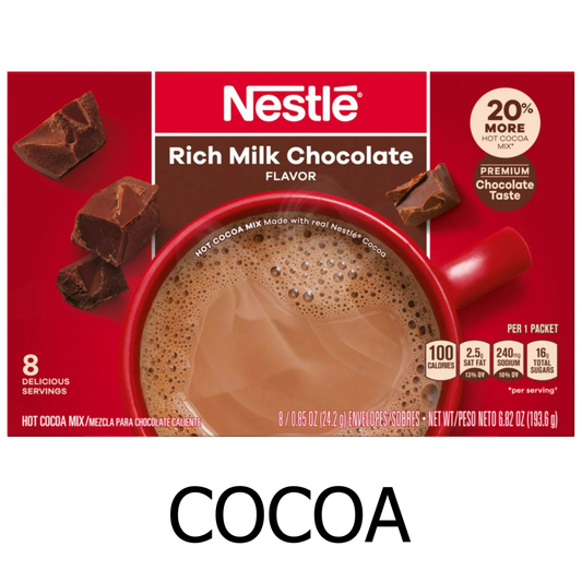 Nestle Hot Cocoa Rich Milk Chocolate Flavored Mix Powder