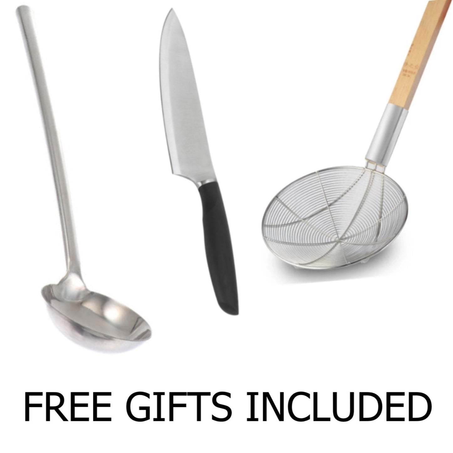 6 PC Stainless Steel Cookware Set - Glass Lid (M)