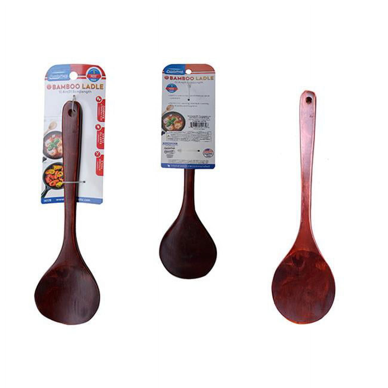 12.4" Bamboo Ladle (Set of 3)
