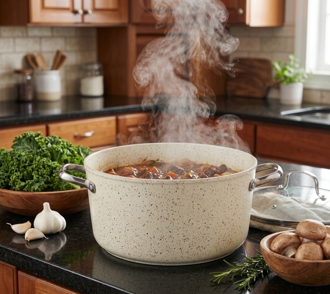 Korkmaz 20cm Granita Stock Pot
