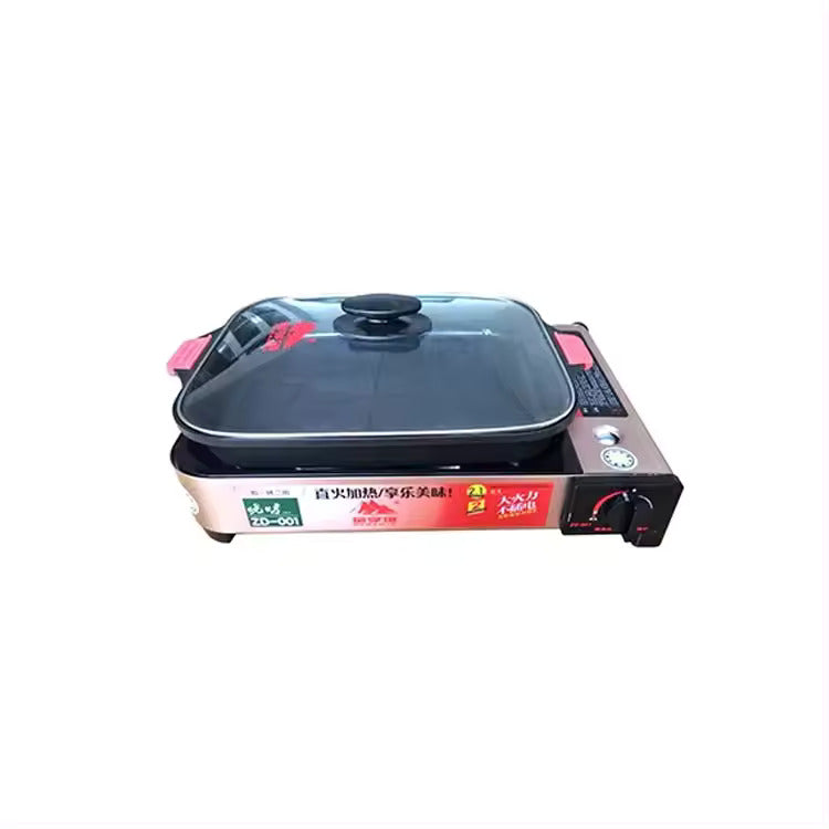 Portable Gas Stove & Aluminum Cooktop Set