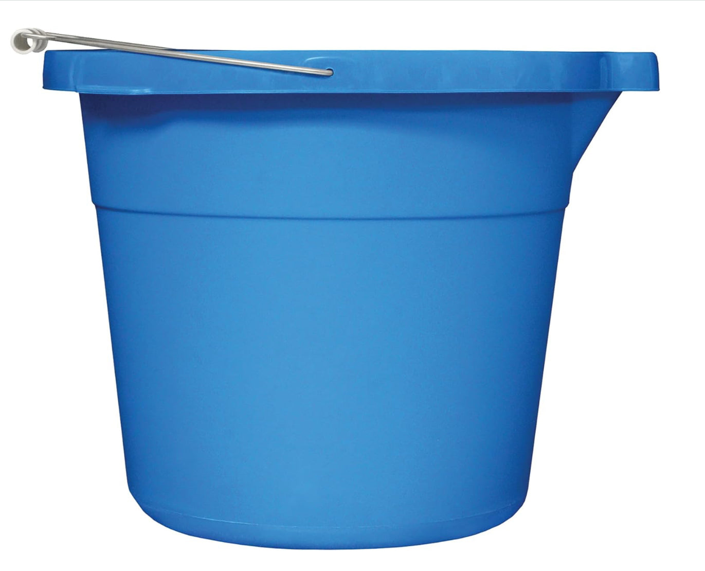 PLASTIC BUCKET 12 QT WITH METAL HANDLE
