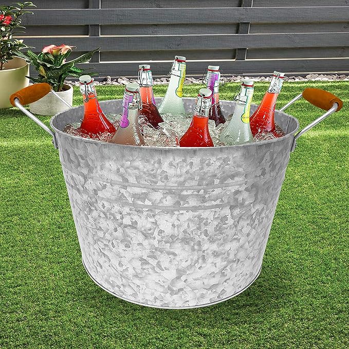 DAHO GALVANIZED ICE BUCKET 21 QT