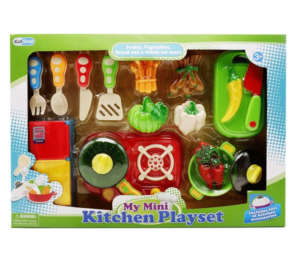 18 PC Little Cook’s Kitchen Play Set
