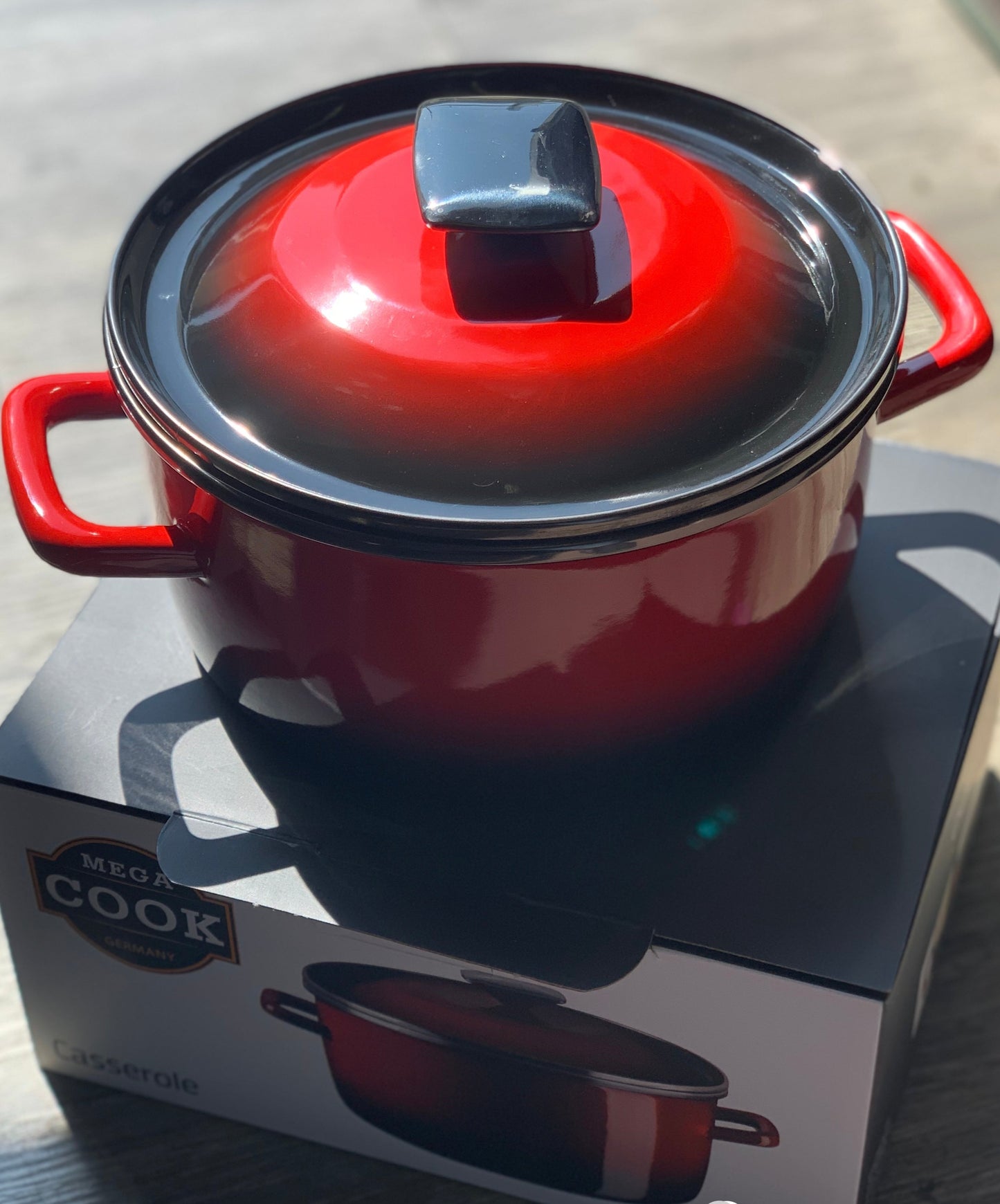 Mega Cook Germany 24CM RED Casserole