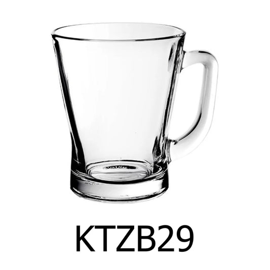 6-Piece Clear Tea Glass Cups-Mugs