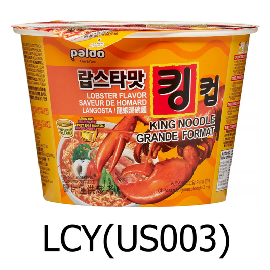 Lobster Flavor Paldo King Cup Noodle (Pack of 16)