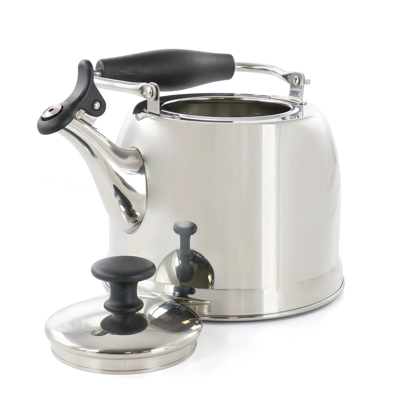 2.2 QT Silver Martha Stewart Tea Kettle