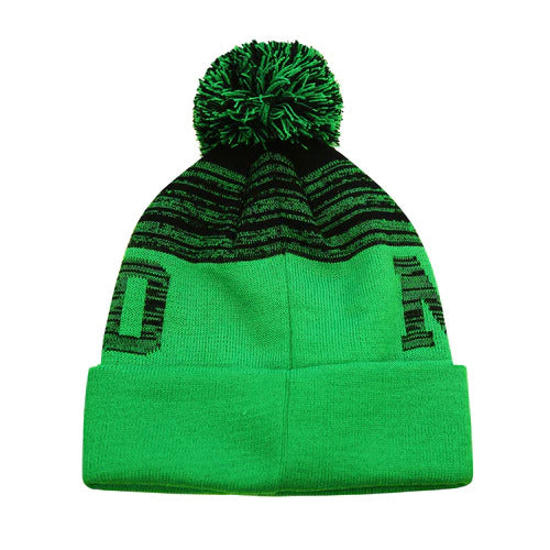 Icon Sports Mexico Flag Standard Unisex Pom Beanie