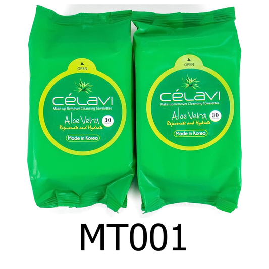 Celavi Aloe Vera Makeup Remover Cleansing Wipes (Pack of 2)