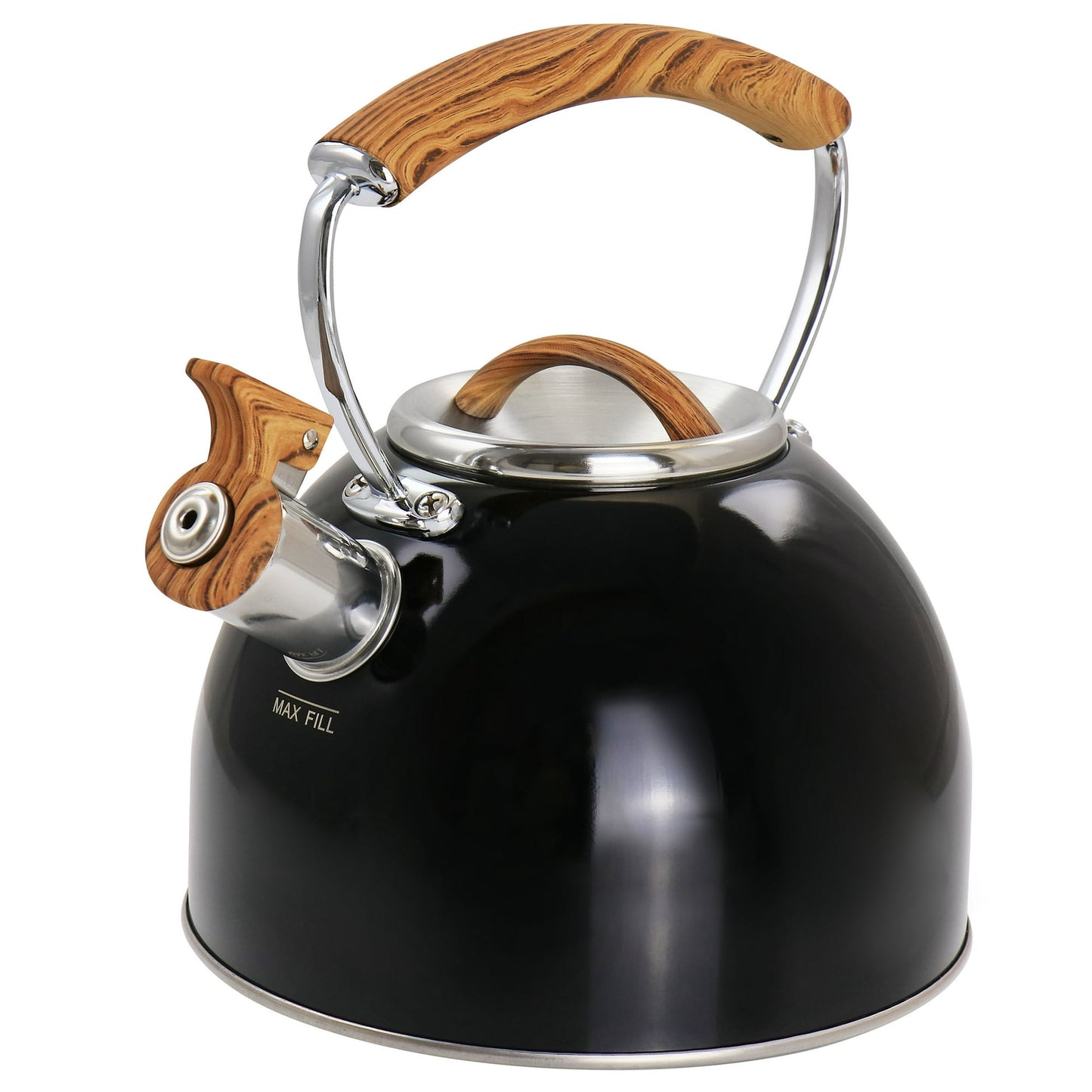 Mr. Coffee 2 QT Whistling Tea Kettle - Black