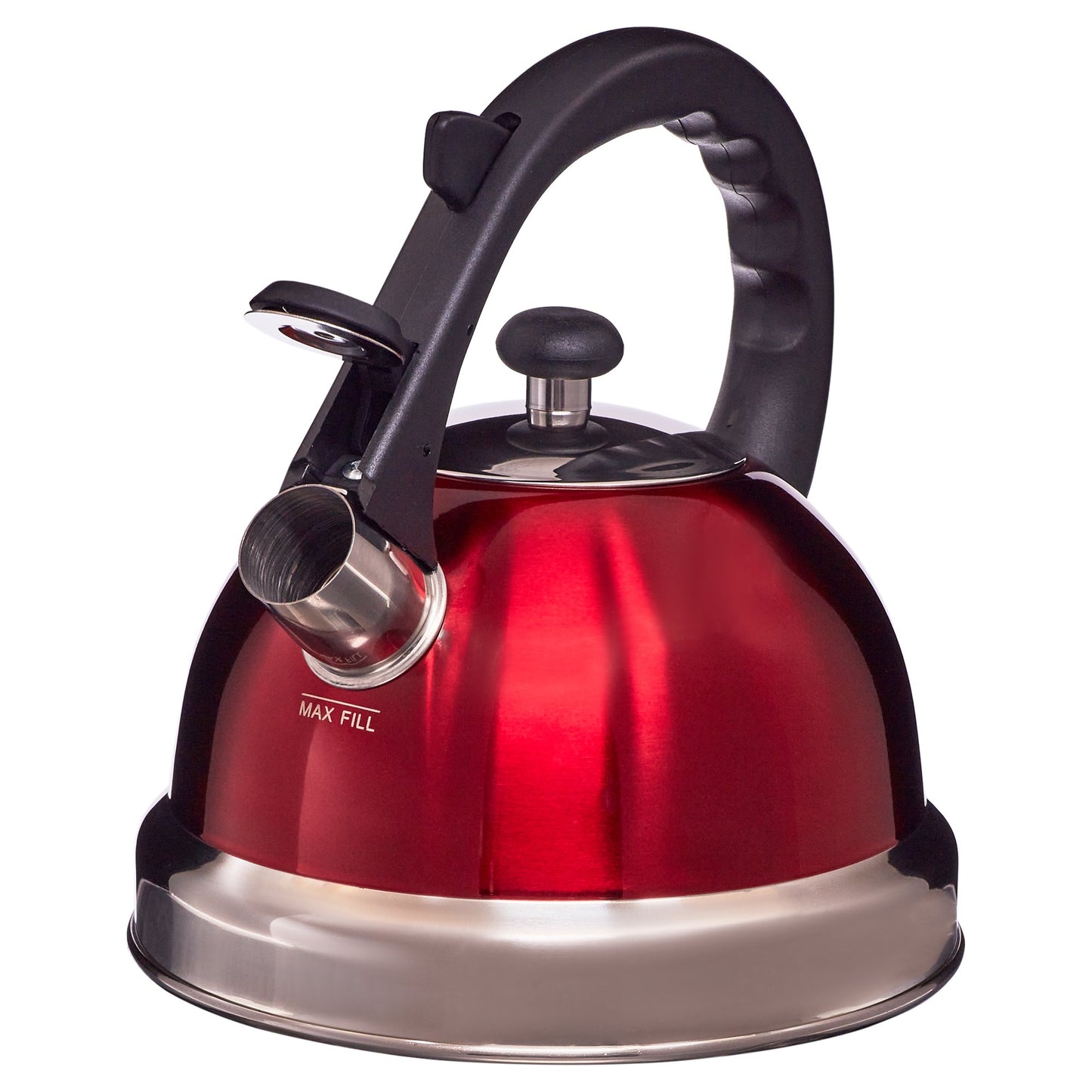 Mr. Coffee 2.2 QT Whistling Tea Kettle - Red