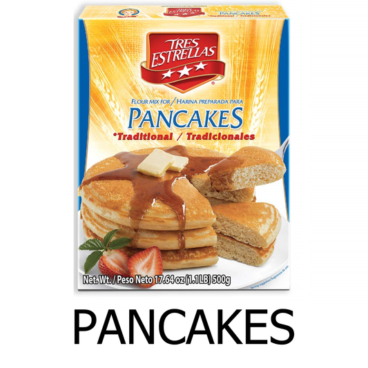 17.6 Oz Tres Estrellas Pancake Flour Mix