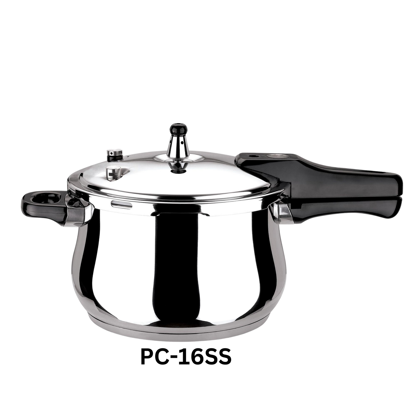16 cm Pressure Cooker Heavy Duty Double Bottom with Extra Plastic Ring