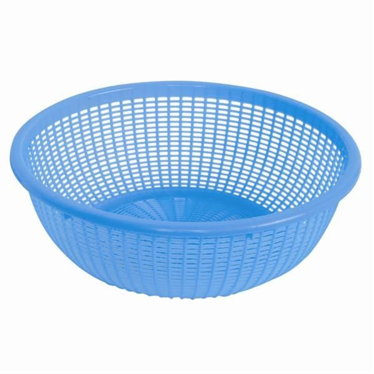15" Blue Plastic Basket / Colander