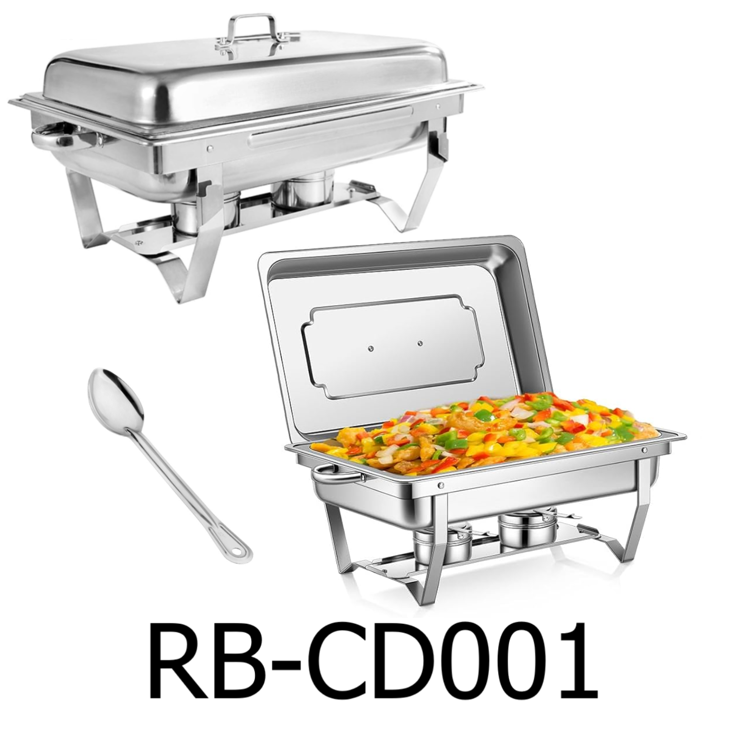 Chafing Dish Stainless Steel Food Warmer Container Hot Food Holder Warming  Tray