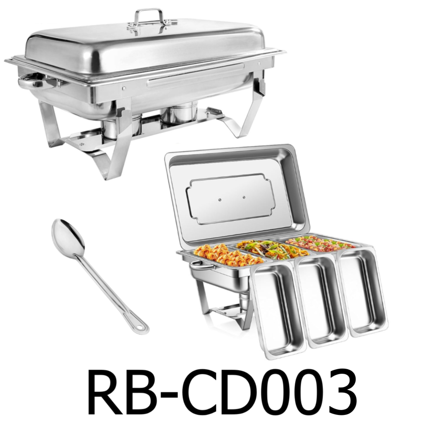 11L Stainless Steel Chafing Dish Food Warmer for Buffet – R & B Import