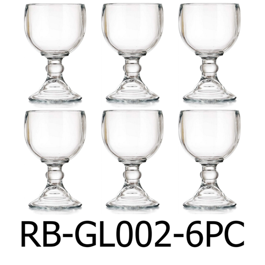 6 PC 21 oz Schooner Beer Glass