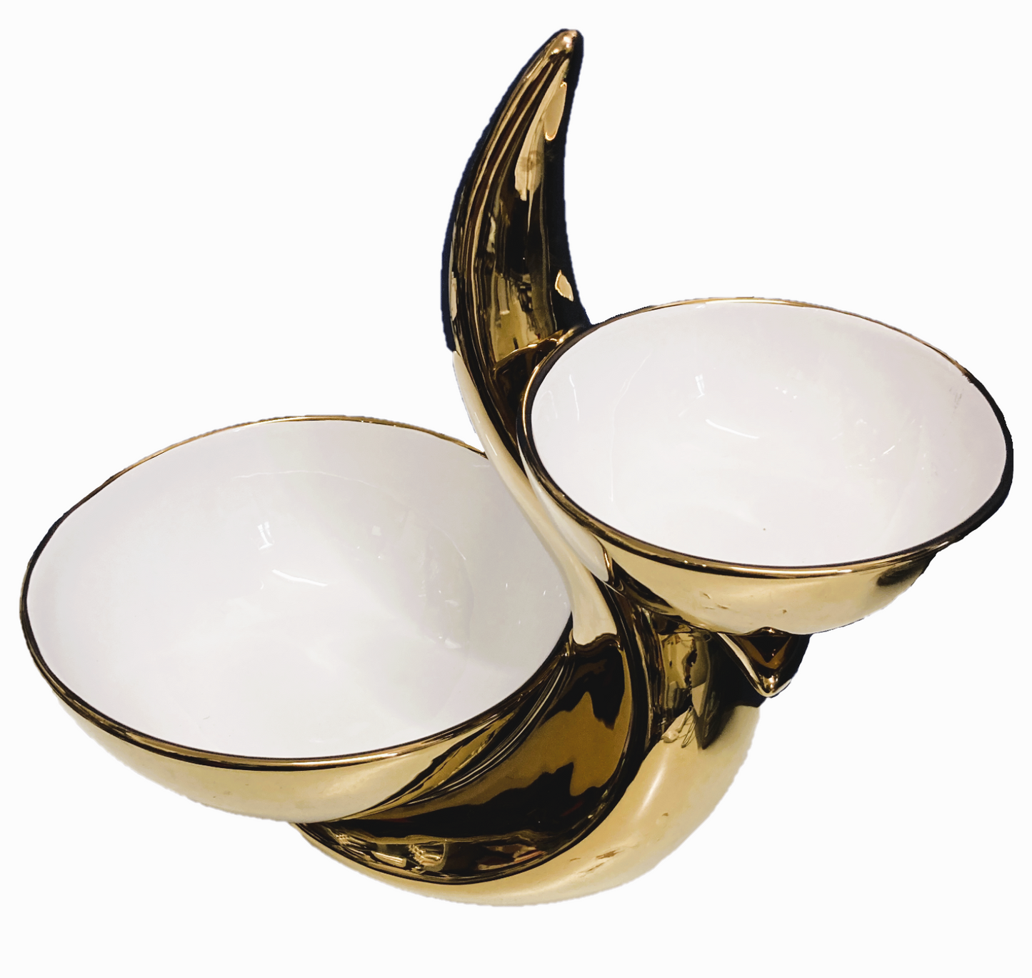Small 2 Tier Gold Plated Decorative Bowl