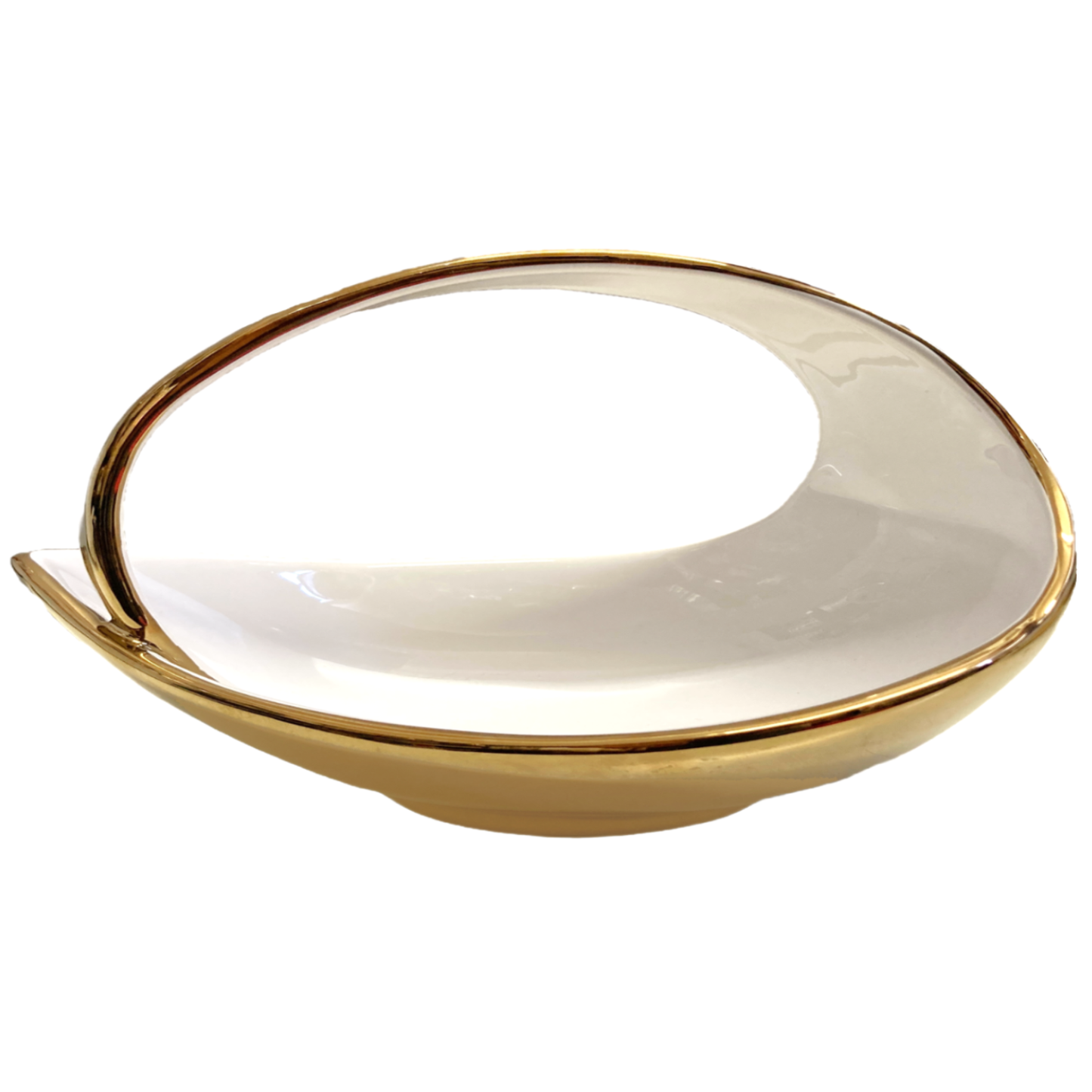 Large Gold Plated Decorative Bowl
