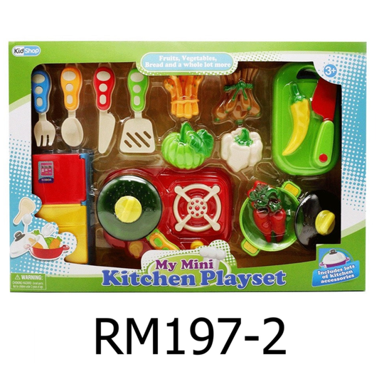 18 PC Little Cook’s Kitchen Play Set