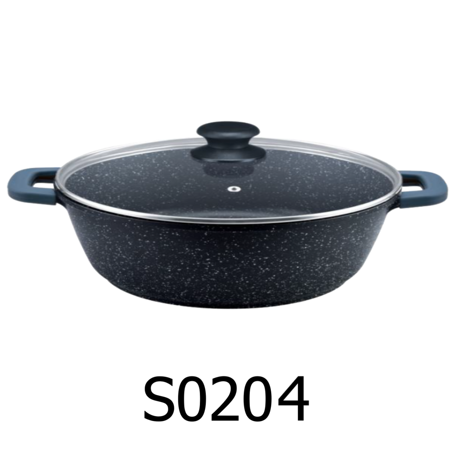 28cm Marble Low Pot Non-Stick High Quality