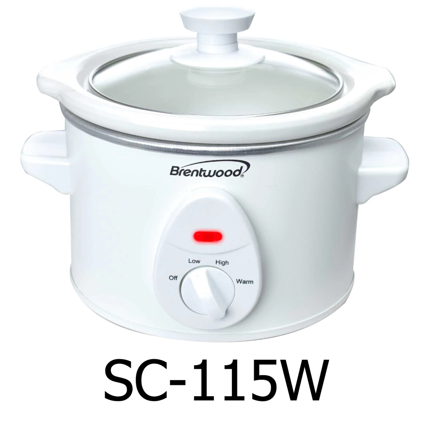 1.9 QT Brentwood Cordless Electric Hot Pot Cooker & Food Steamer