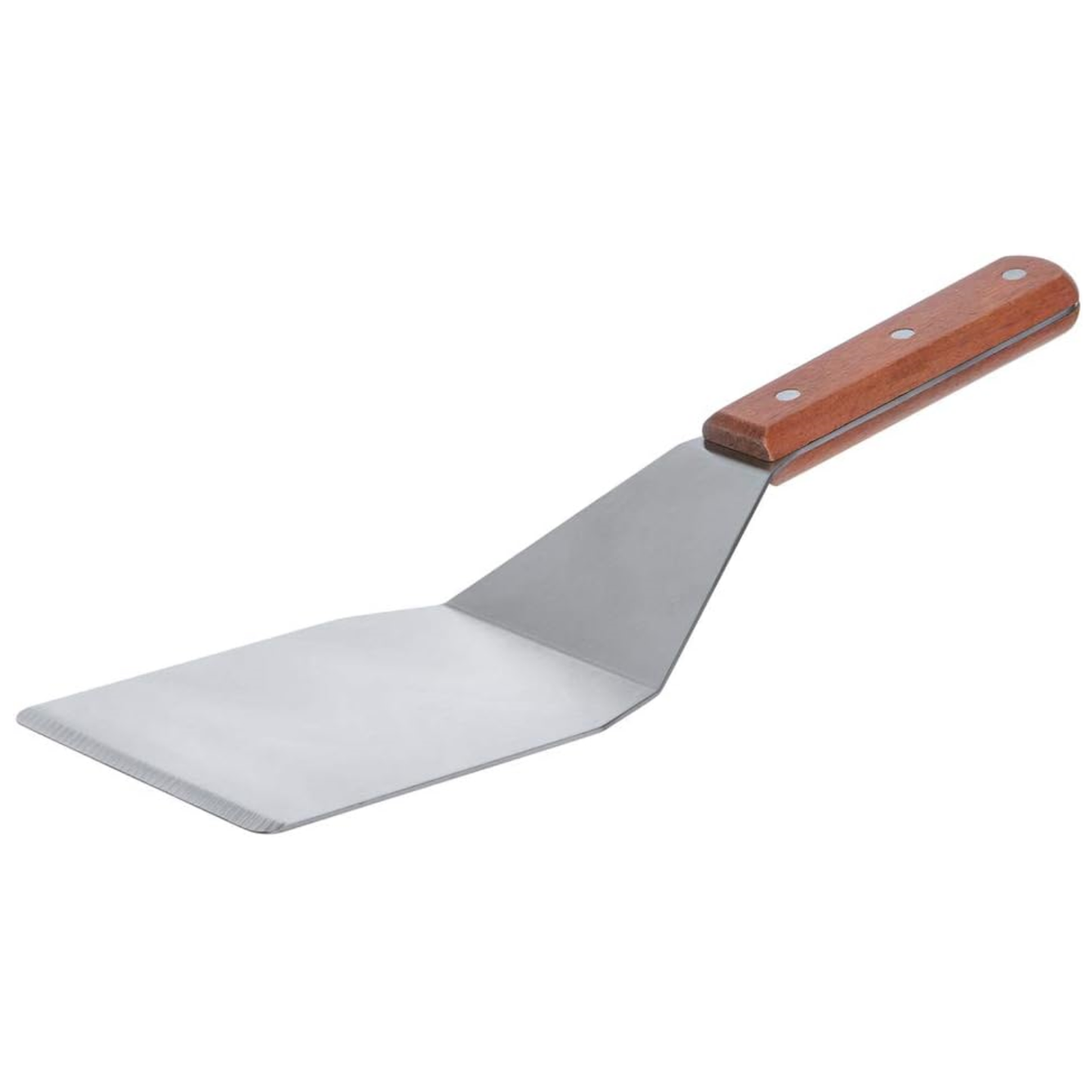 13.5" Hamburger Turner Spatula with Wooden Handle