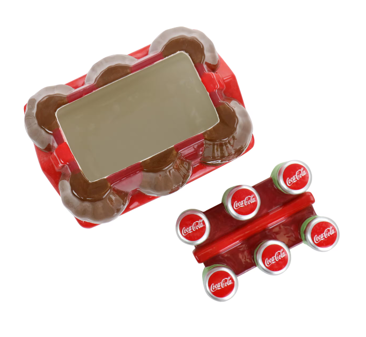 Ceramic Coca Cola Cookie Jar Six Pack of Bottles