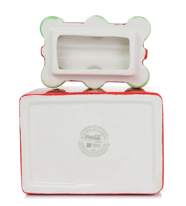Ceramic Coca Cola Cookie Jar Six Pack of Bottles