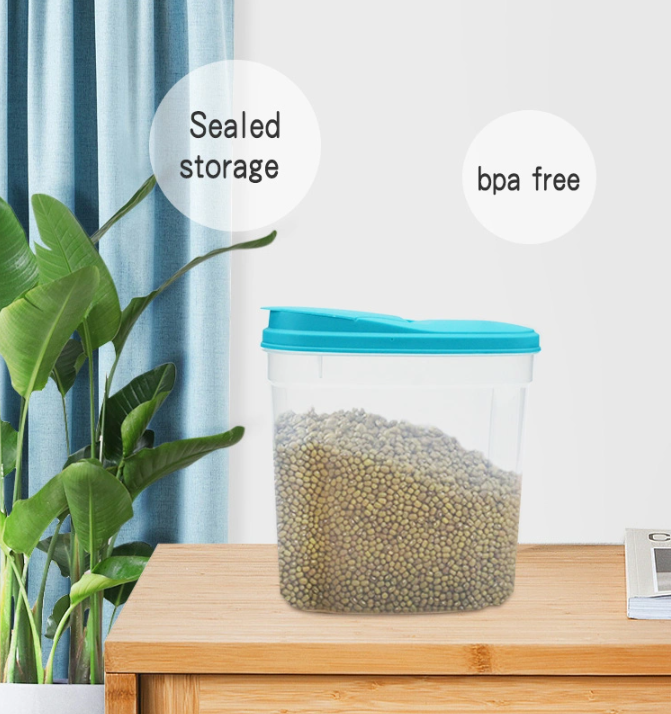 3 PC Teal Cereal Container Set