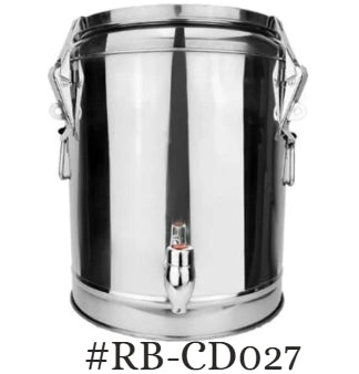 Stainless Steel Insulated Barrel with Faucet: Hot or Cold Drinks