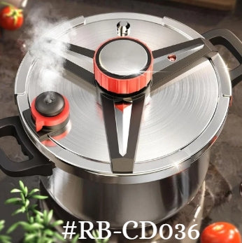 Stainless Steel Pressure Cooker-25L (Free ladle spoon gift)