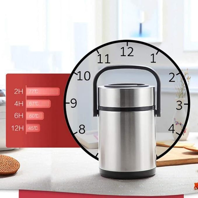 1.6 Liter Stainless Steel Vacuum Thermos - Hot and Cold