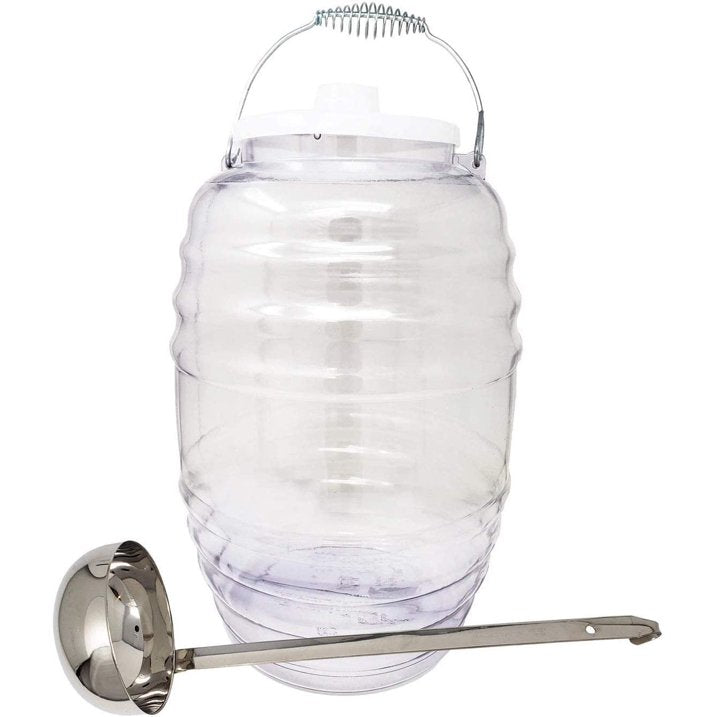 5 GAL Plastic Jug Water Dispenser with 16oz Ladle