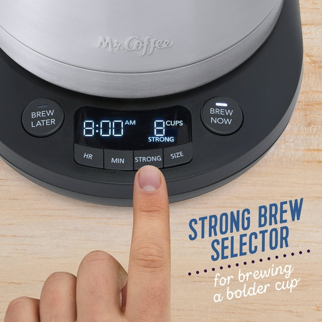 Mr. Coffee Pod & 10-Cup Space-Saving Combo Brewer