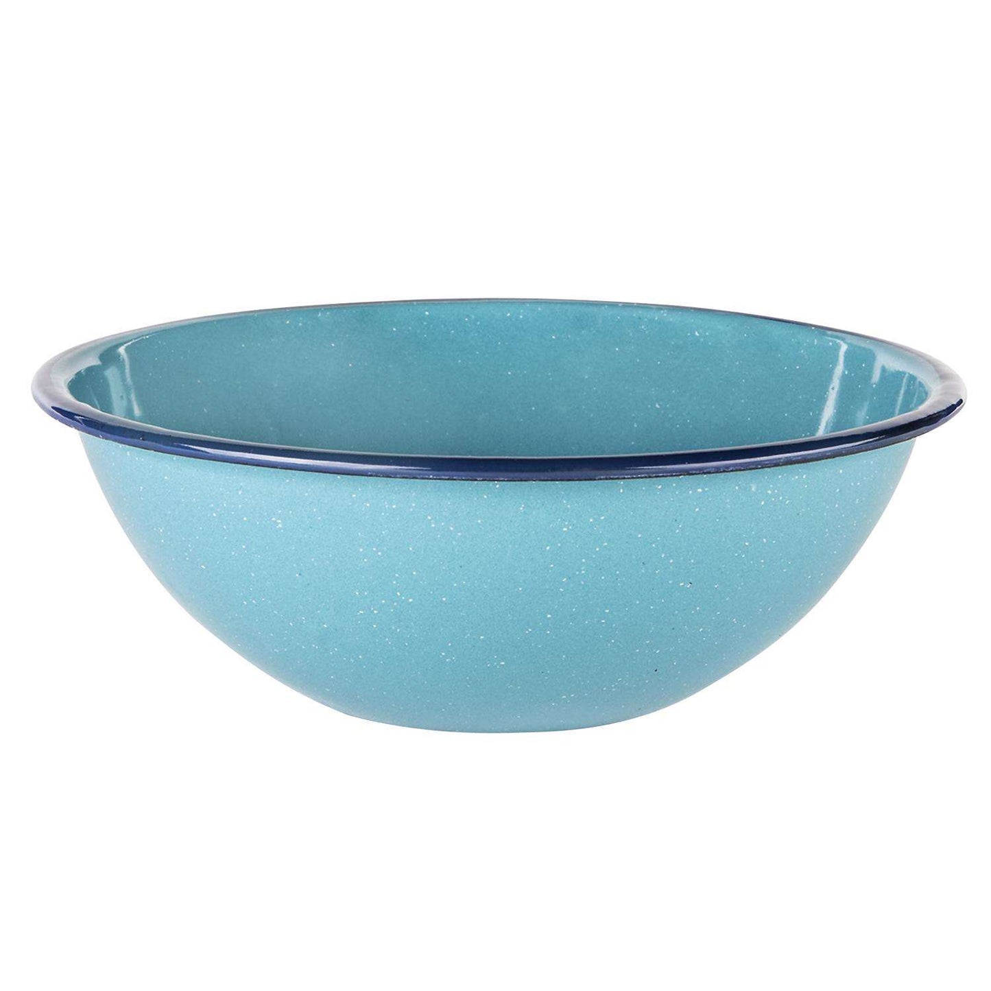 33oz Cinsa Turquoise Steel Serving Bowl