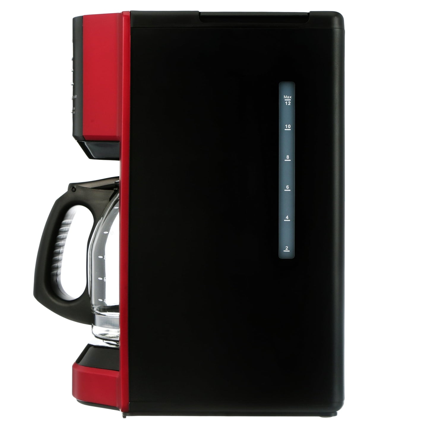 Mr. Coffee 12-Cup Programmable Coffeemaker, Rapid Brew, Red