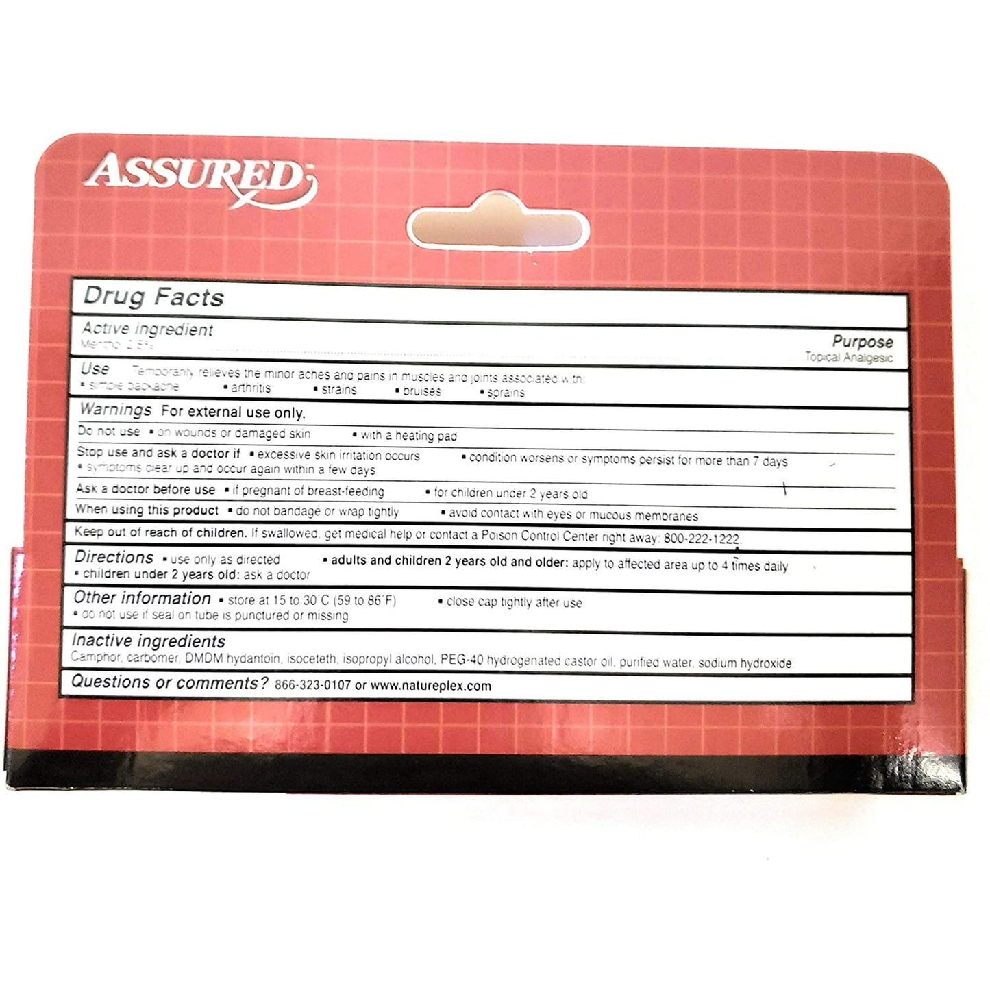 2 PC Muscle Rub 1.5oz