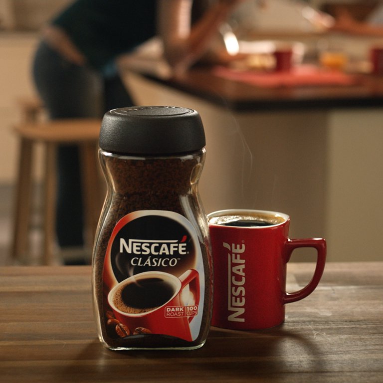 1.7 oz Jar Nescafé Clasico Dark Roast Instant Coffee