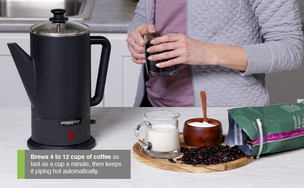 Presto Cordless 12 Cup Coffee Maker