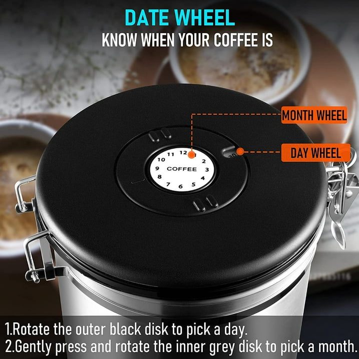 Mr. Coffee 48oz Airtight Coffee Canister