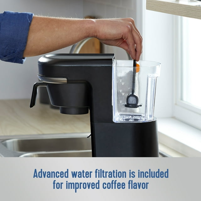 Mr. Coffee Pod & 10-Cup Space-Saving Combo Brewer