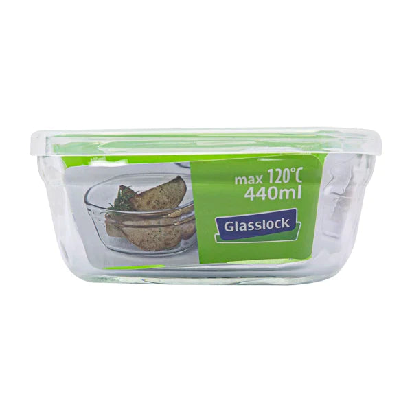 2 Cup Glasslock Square Food Storage Container (Set of 2)