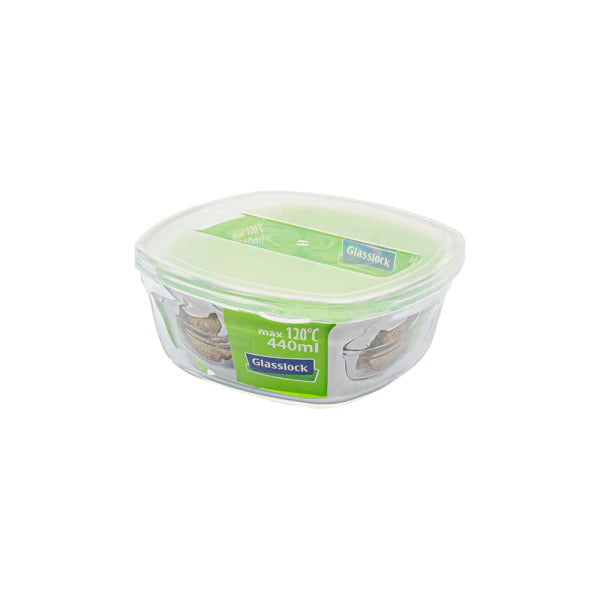 2 Cup Glasslock Square Food Storage Container (Set of 2)