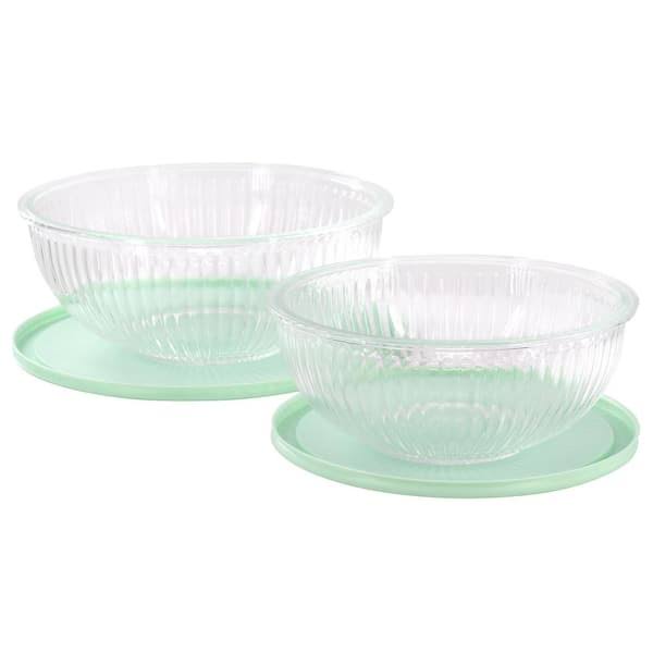 4 PC Martha Stewart Glass Bowl Set