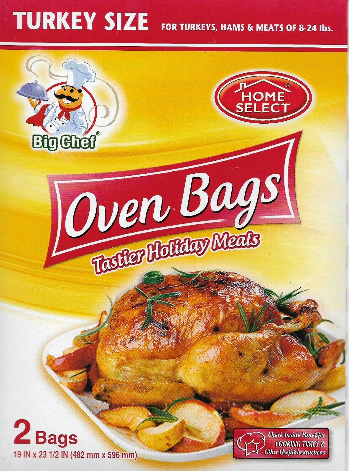 Oven Bags Turkey Size (2 Packs)