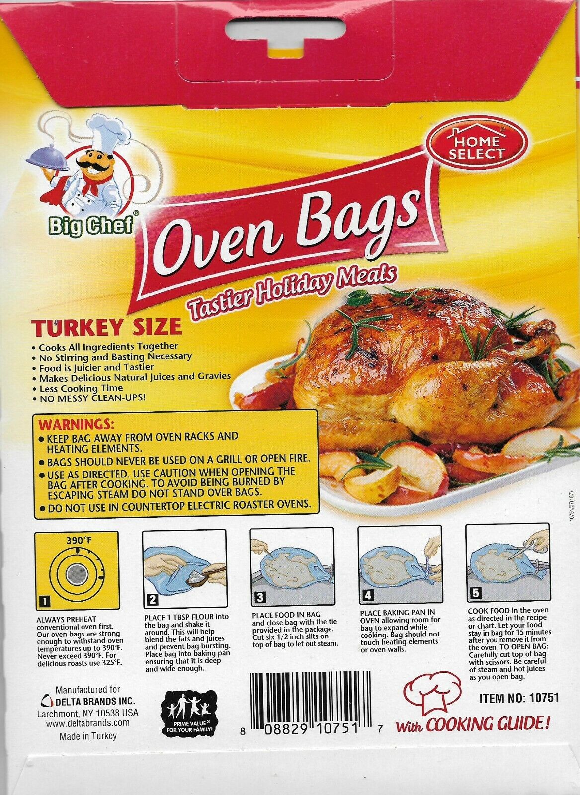 Oven Bags Turkey Size (2 Packs)