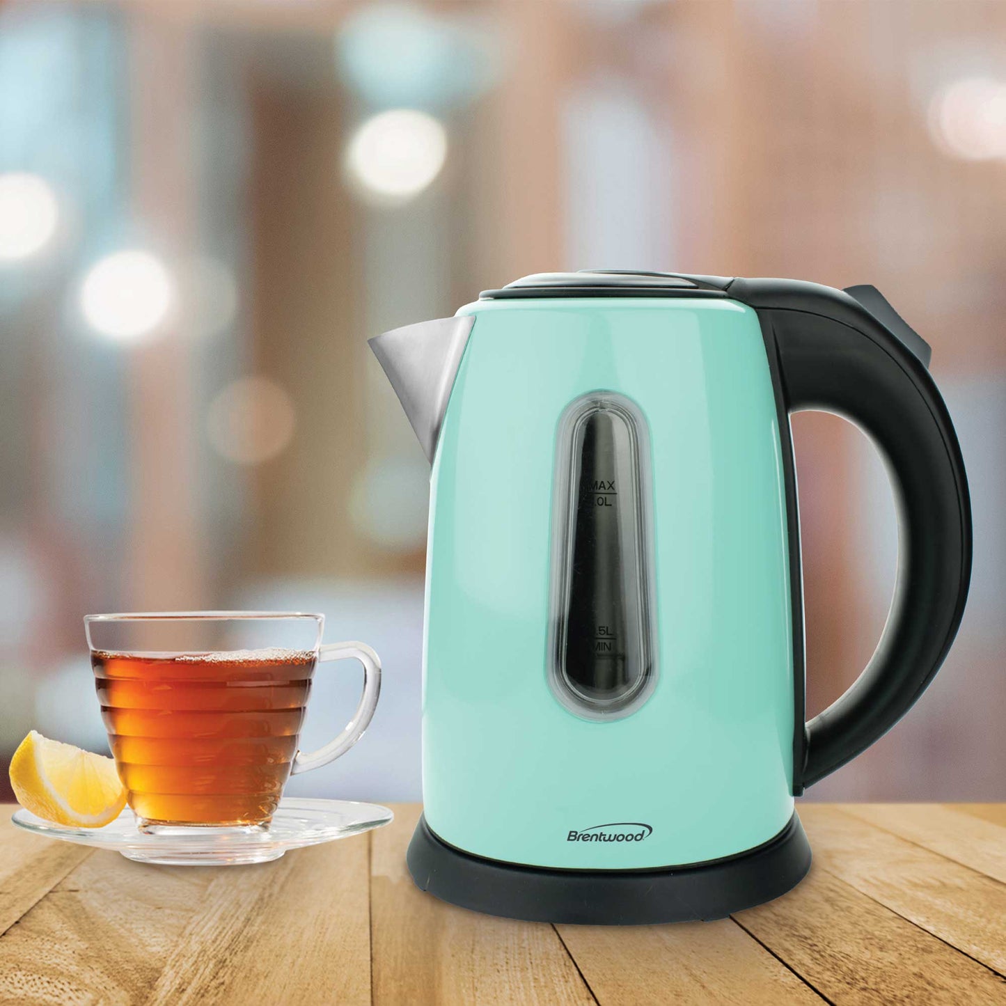1L Brentwood Cordless Electric Kettle