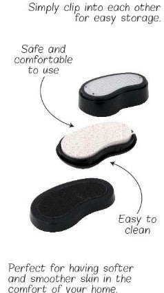 Celavi 3in1 Pedicure Set/Juego de Pedicura 3 en 1 Celavi
